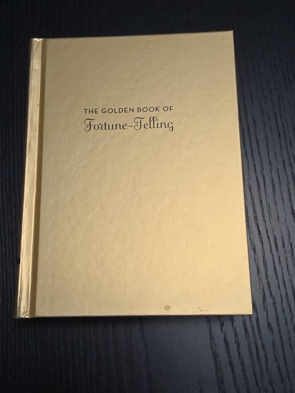 The Golden Book of Fortune-Telling - Gold Hardcover